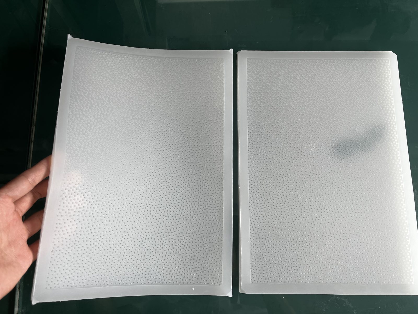 双面毛肚硅胶模具